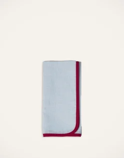 La DoubleJ Tovaglioli|Tessili<Large Napkins Set Of 2Rainbow Celeste in Linen