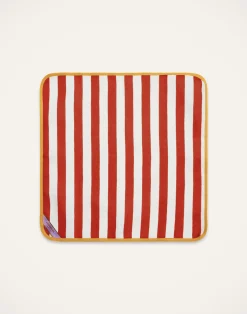 La DoubleJ Tessili<Large Napkins Set Of 2Riviera Brick in Linen