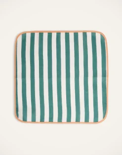La DoubleJ Tessili<Large Napkins Set Of 2Riviera Green in Linen