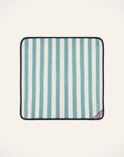 La DoubleJ Tessili<Large Napkins Set Of 2Riviera Sky Blue in Linen