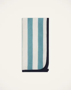 La DoubleJ Tessili<Large Napkins Set Of 2Riviera Sky Blue in Linen