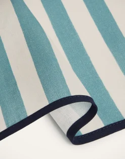 La DoubleJ Tessili<Large Napkins Set Of 2Riviera Sky Blue in Linen