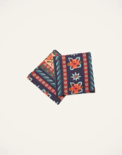 La DoubleJ Tovaglioli|Tessili<Large Napkins Set Of 2Strisce in Linen