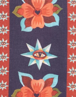 La DoubleJ Tovaglioli|Tessili<Large Napkins Set Of 2Strisce in Linen
