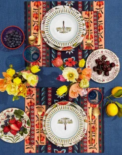 La DoubleJ Tovaglioli|Tessili<Large Napkins Set Of 2Strisce in Linen