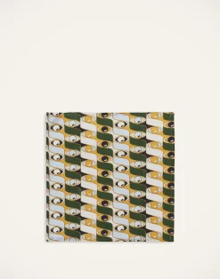 La DoubleJ Tovaglioli|Tessili<Large Napkins Set Of 2Third Eye in Linen