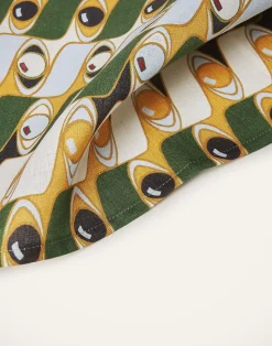 La DoubleJ Tovaglioli|Tessili<Large Napkins Set Of 2Third Eye in Linen
