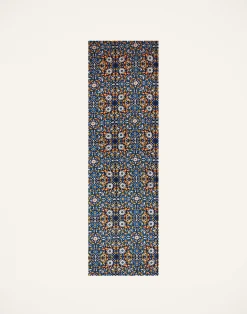 La DoubleJ Runner E Tovagliette|Tessili<Large RunnerConfetti Blu in Linen