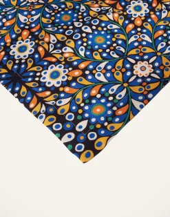 La DoubleJ Runner E Tovagliette|Tessili<Large RunnerConfetti Blu in Linen