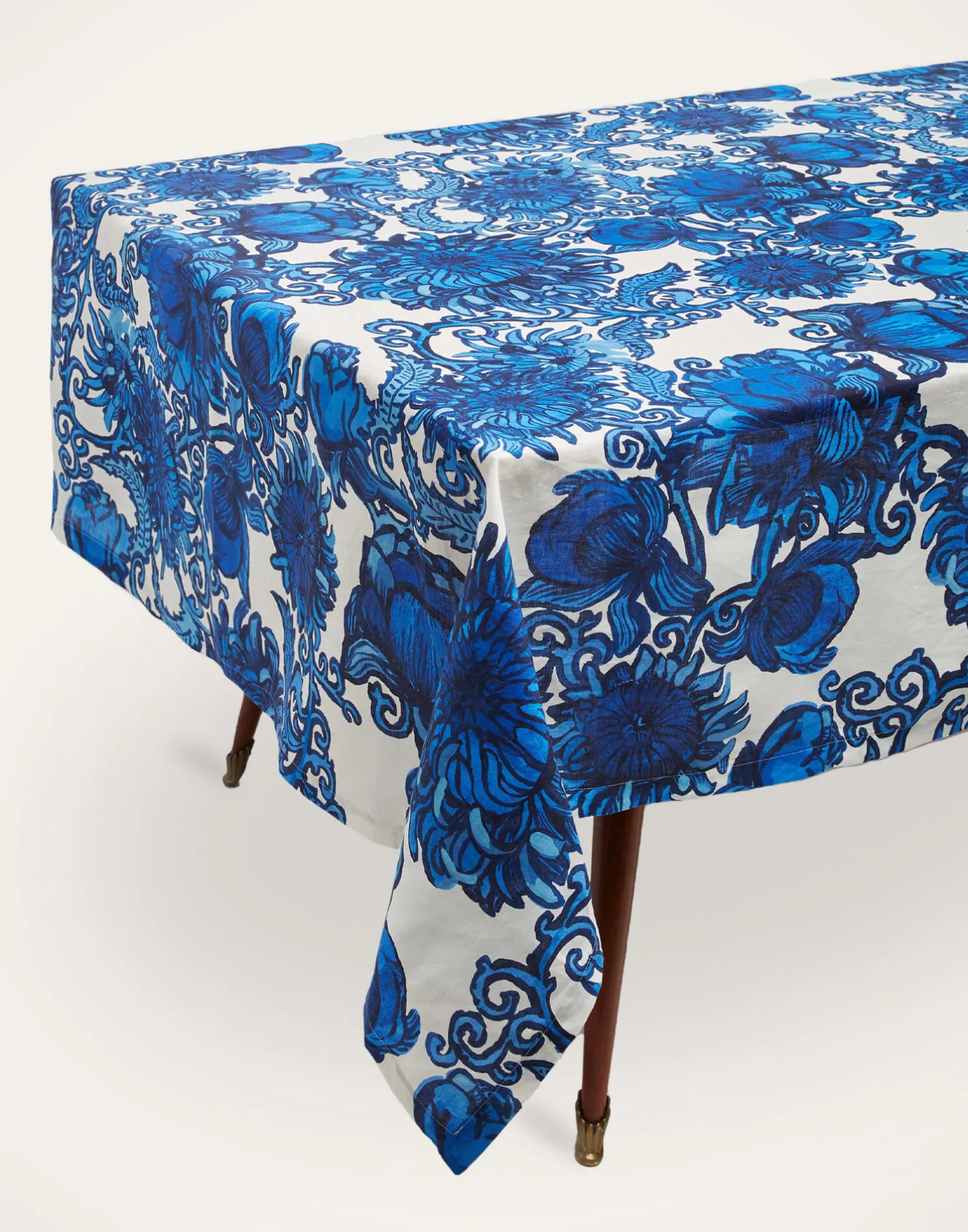 La DoubleJ Tovaglie|Tessili<Large TableclothAnemone in Linen