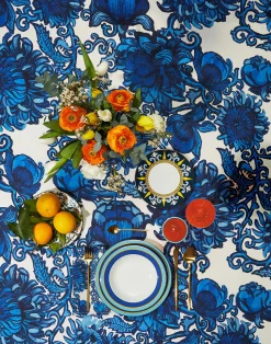 La DoubleJ Tovaglie|Tessili<Large TableclothAnemone in Linen