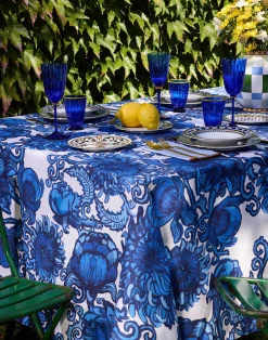 La DoubleJ Tovaglie|Tessili<Large TableclothAnemone in Linen