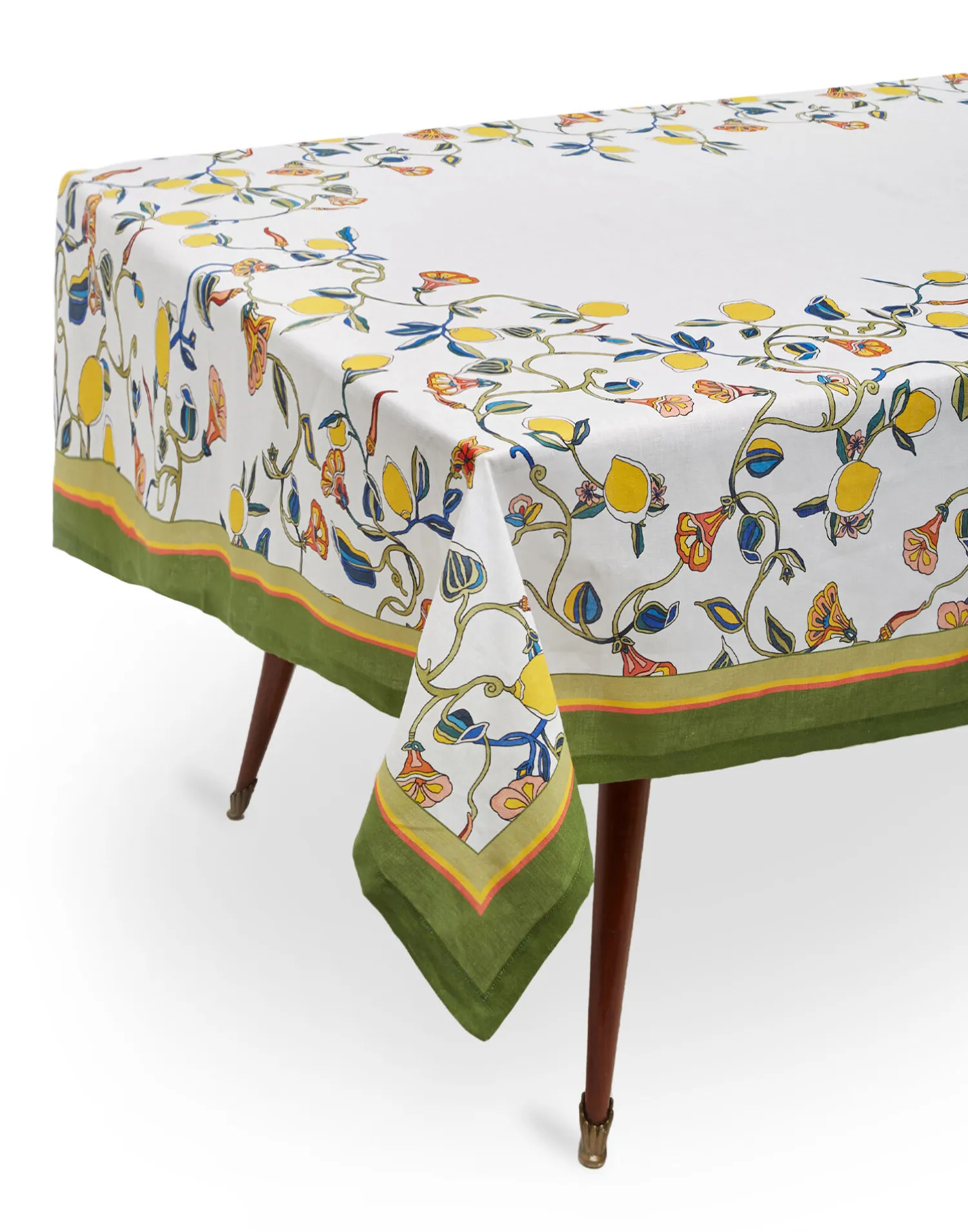 La DoubleJ Tovaglie|Tessili<Large TableclothBorboni White in Linen