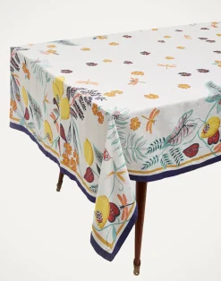 La DoubleJ Tovaglie|Tessili<Large TableclothBotanical (Plac&eacute;e) in Linen