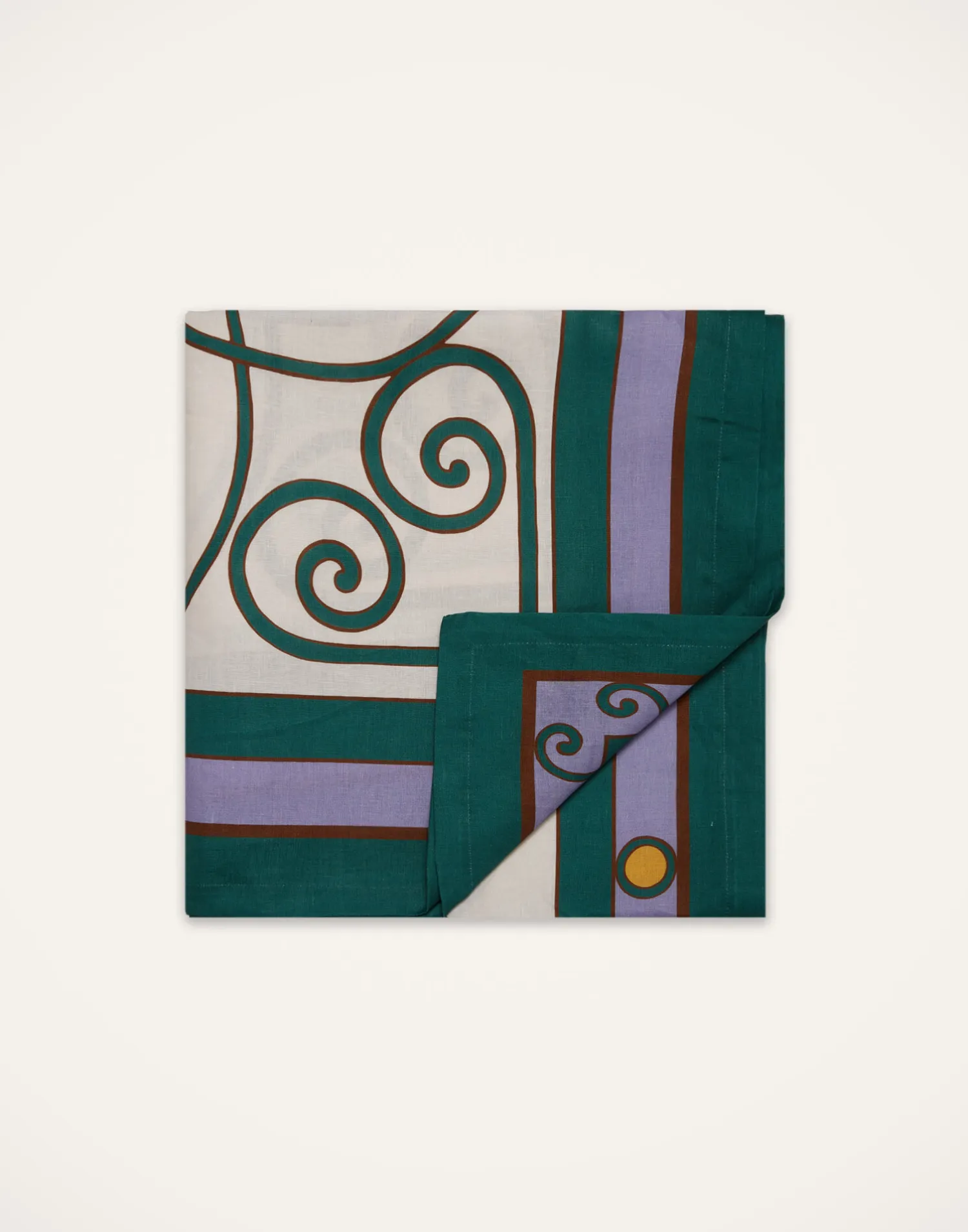 La DoubleJ Tovaglie|Tessili<Large TableclothCortile Lilac in Linen