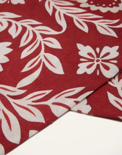 La DoubleJ Tovaglie|Tessili<Large TableclothGarland Bordeaux in Linen
