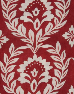La DoubleJ Tovaglie|Tessili<Large TableclothGarland Bordeaux in Linen