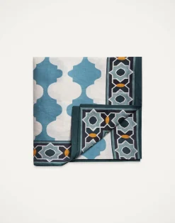 La DoubleJ Tovaglie|Tessili<Large TableclothPlaza Sky Blue in Linen