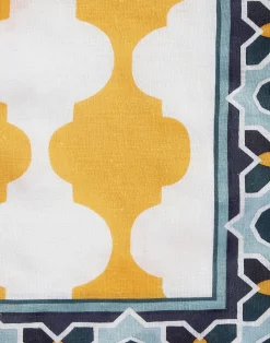 La DoubleJ Tovaglie|Tessili<Large TableclothPlaza Yellow in Linen