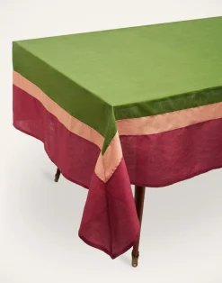 La DoubleJ Tovaglie|Tessili<Large TableclothRainbow Bosco in Linen