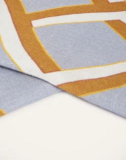 La DoubleJ Tovaglie|Tessili<Large TableclothTackle Turquoise in Linen