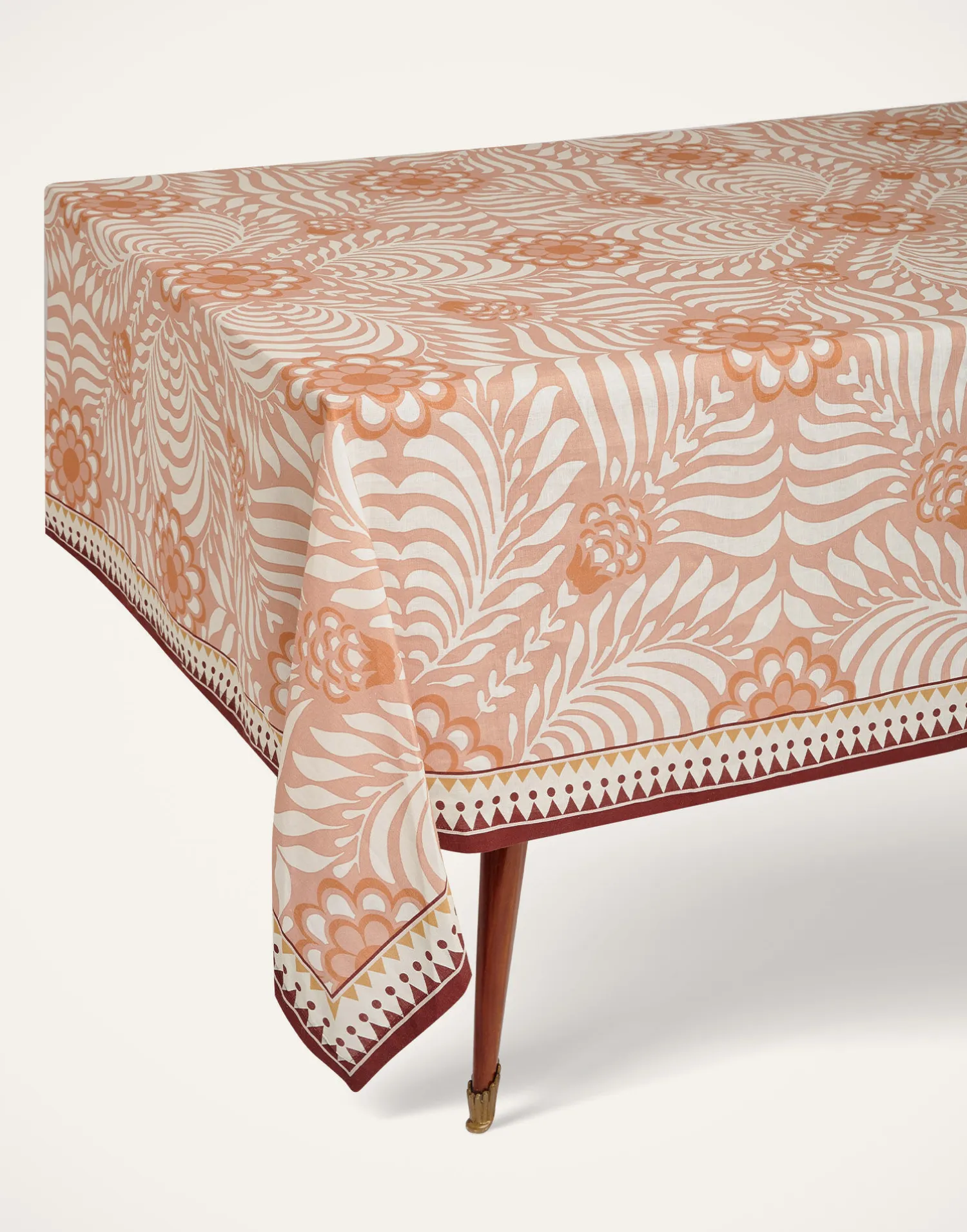 La DoubleJ Tovaglie|Tessili<Large TableclothTudor Pink in Linen
