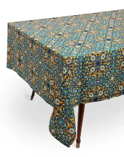La DoubleJ Tovaglie|Tessili<Large Tablecloth (180x350)Confetti Blu in Linen