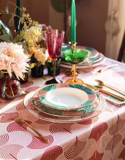 La DoubleJ Tovaglie|Tessili<Large Tablecloth (180x350)Slinky Rosso in Linen