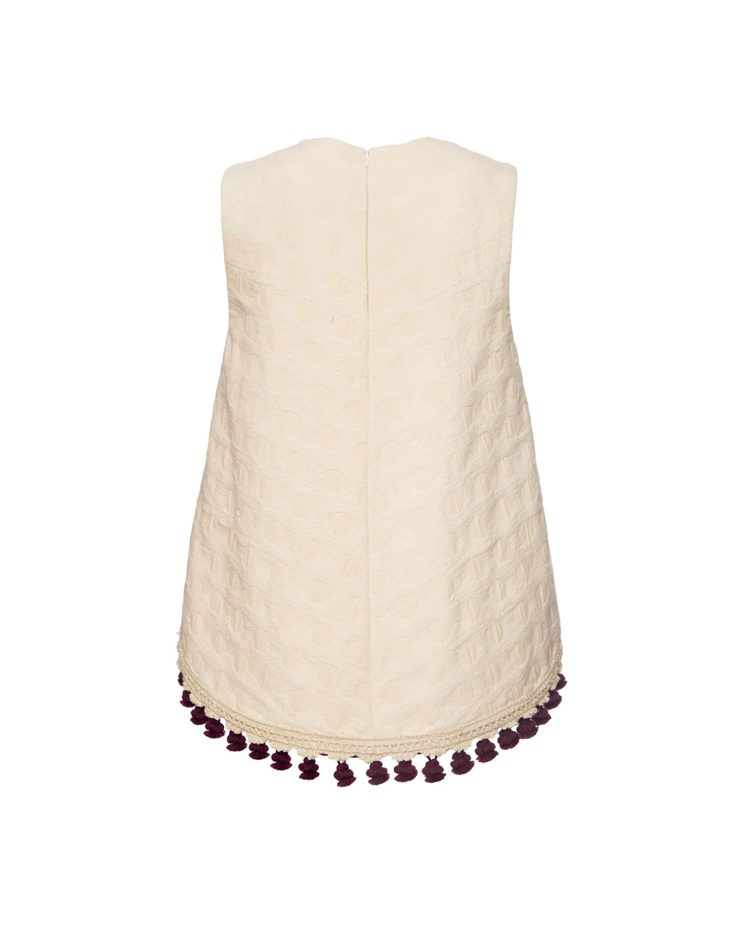 La DoubleJ Camicie E Top<La Scala TopCreamy in Jacquard With Tassels