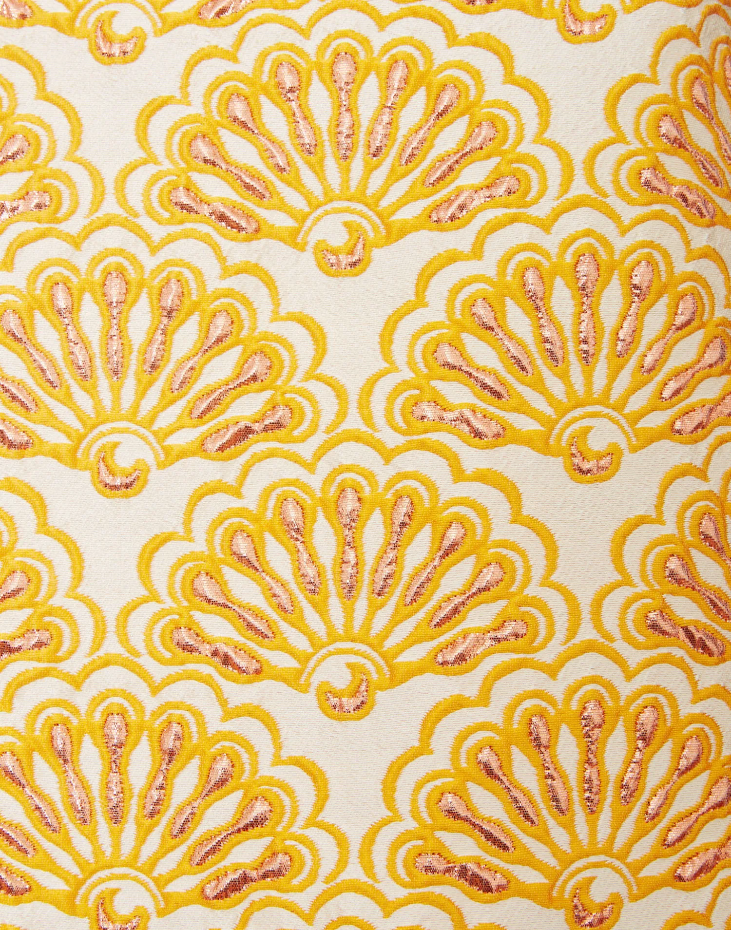 La DoubleJ Camicie E Top<La Scala TopFans Gold in Jacquard With Feathers