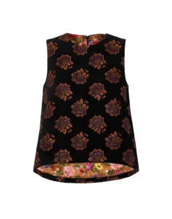La DoubleJ Camicie E Top<La Scala TopRosette Black in Jacquard