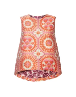 La DoubleJ Camicie E Top<La Scala TopSun Orange in Jacquard