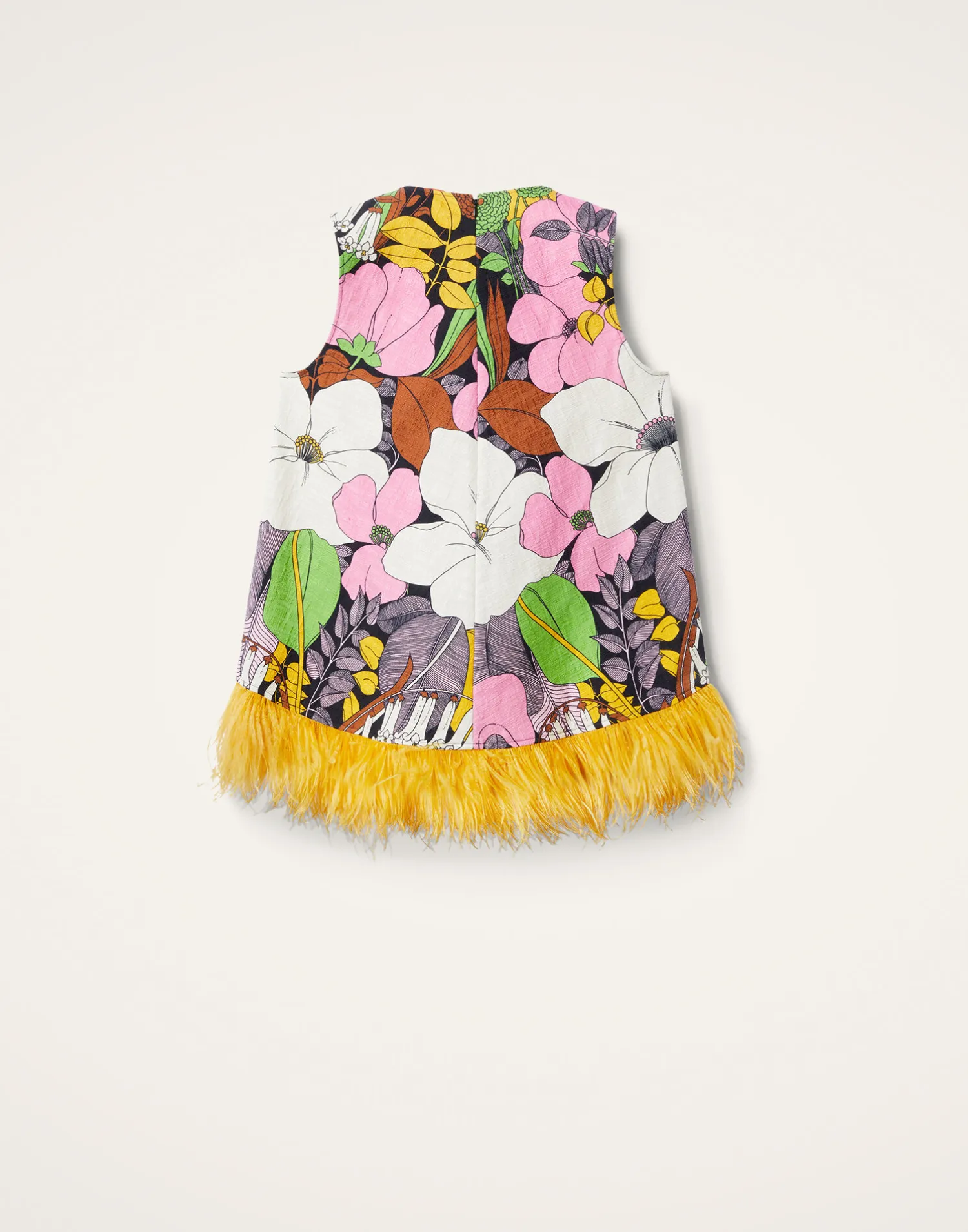 La DoubleJ Camicie E Top<La Scala Top (With Feathers)Big Flower in Shot Cotton