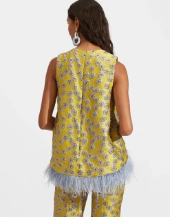 La DoubleJ Party Dressing<La Scala Top (With Feathers)Margarita in Jacquard