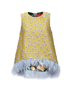 La DoubleJ Party Dressing<La Scala Top (With Feathers)Margarita in Jacquard