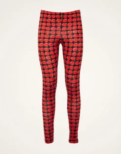 La DoubleJ Loungewear<LeggingsBlack Cherries in New Skinny Jersey
