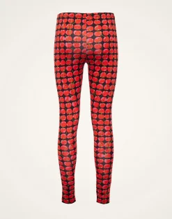La DoubleJ Loungewear<LeggingsBlack Cherries in New Skinny Jersey