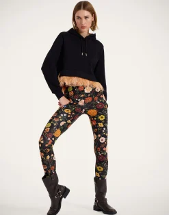 La DoubleJ Loungewear<LeggingsBotticelli Black in Skinny Jersey