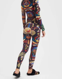 La DoubleJ Loungewear<LeggingsNephthys Navy in Skinny Jersey
