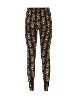 La DoubleJ Loungewear<LeggingsScarab Black in Skinny Jersey