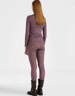 La DoubleJ Loungewear<LeggingsSovereign Mini Purple in Skinny Jersey