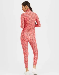 La DoubleJ Loungewear<LeggingsSugar Rush Red in Skinny Jersey