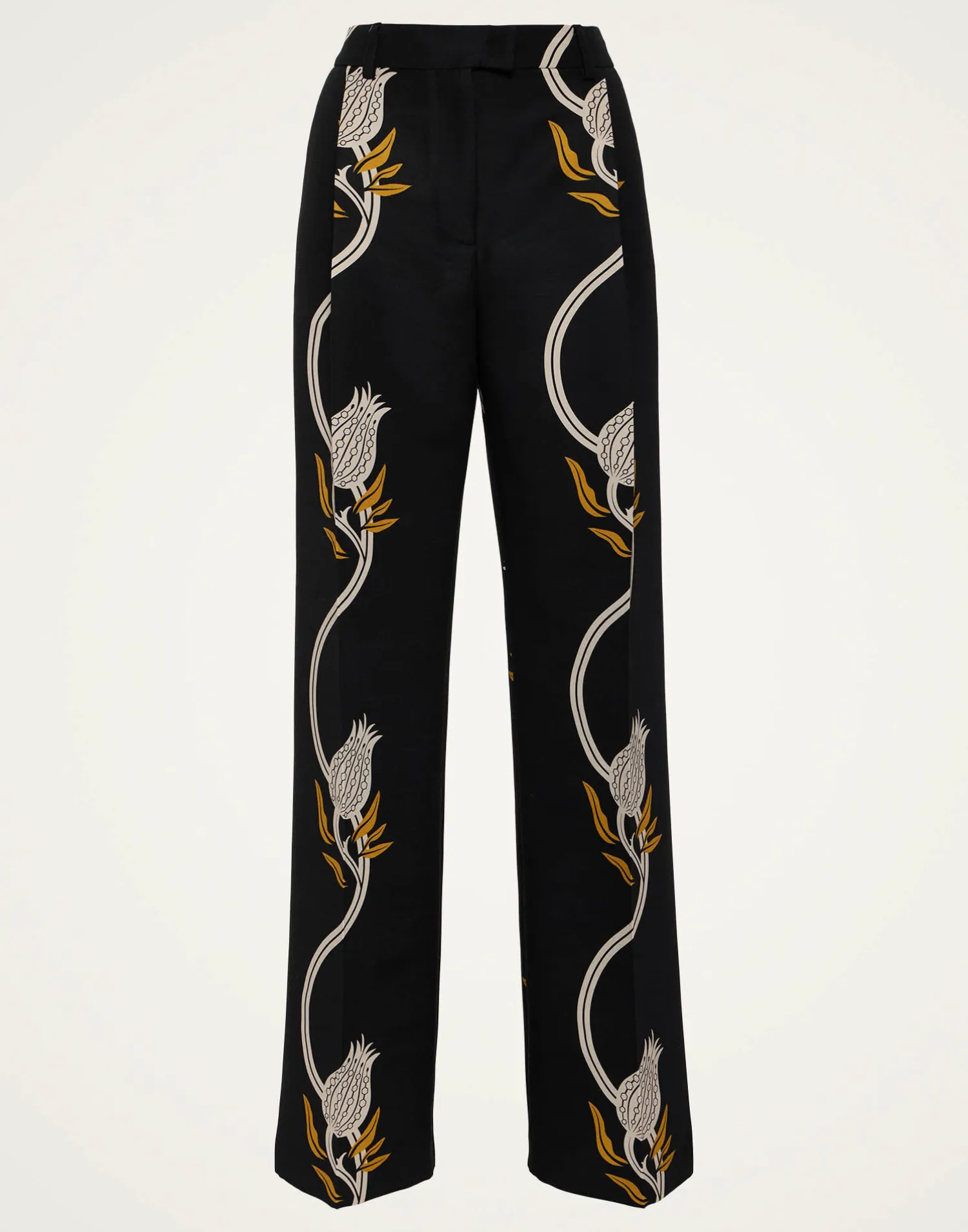 La DoubleJ Pantaloni E Shorts<Let Loose PantsMelograno Black & White in Cady Wool
