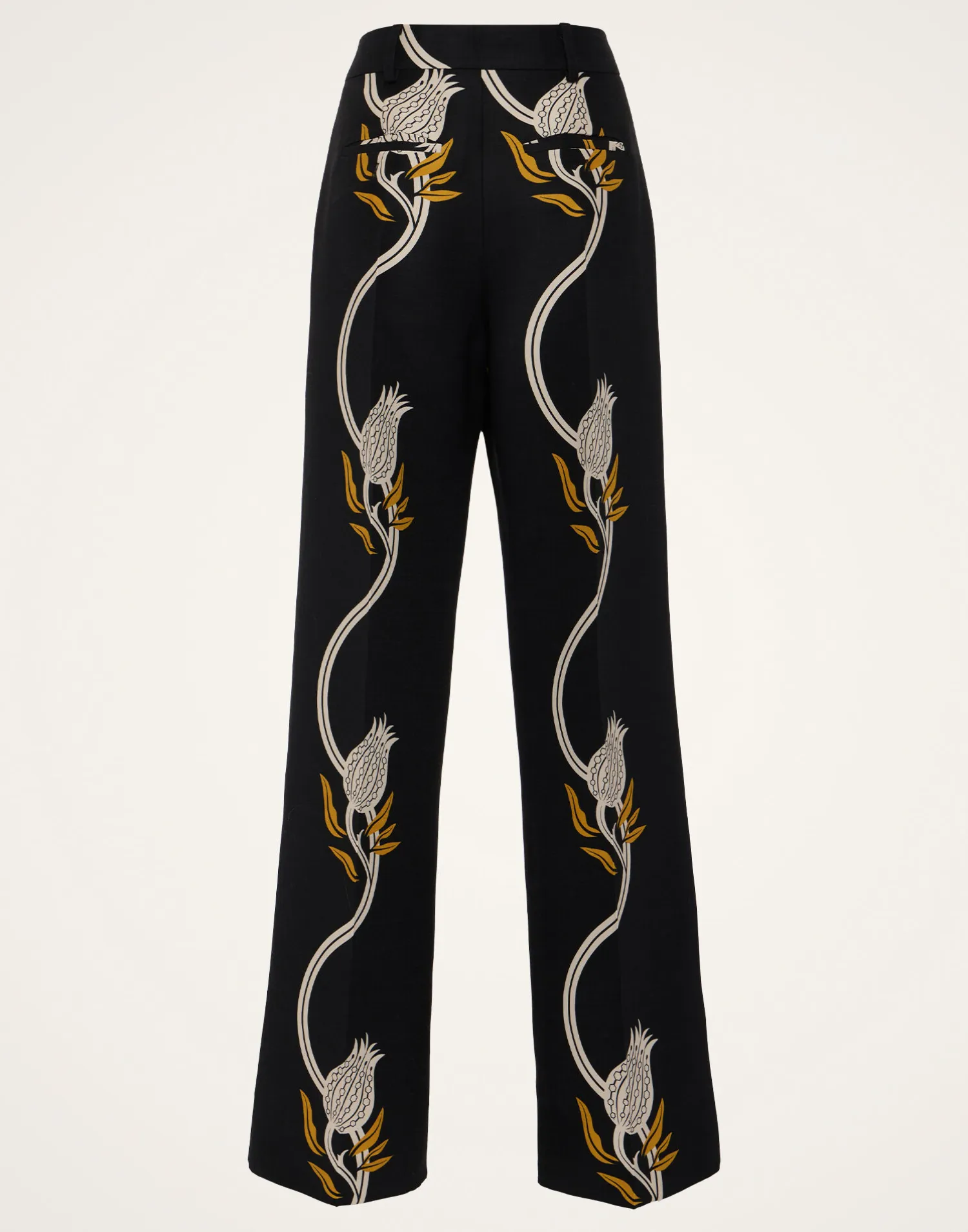 La DoubleJ Pantaloni E Shorts<Let Loose PantsMelograno Black & White in Cady Wool