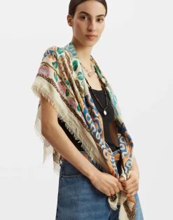 La DoubleJ Foulard E Sciarpe|Accessories<Light ScarfEve Ecru in Wool Modal