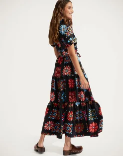 La DoubleJ Vestiti<Long And Sassy DressVetrata Grande in Silk Twill