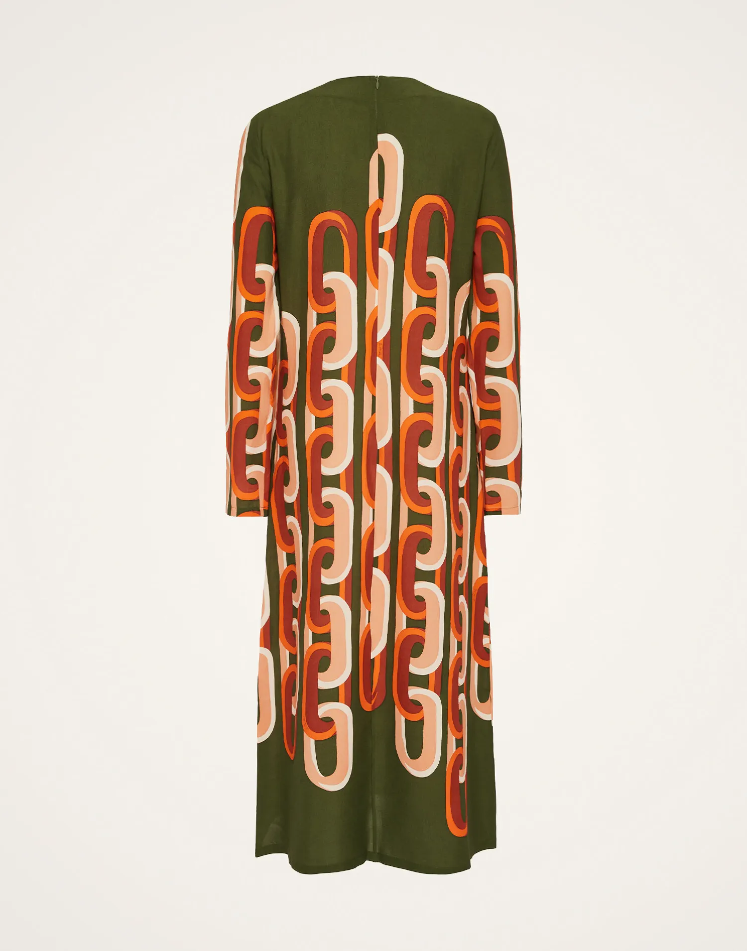 La DoubleJ Vestiti<Long Sleeve Midi Swing DressPrometheus Placée Camouflage in Sablé