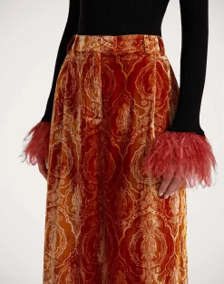 La DoubleJ Pantaloni E Shorts<Loose PantsBanquet Orange in Devoré