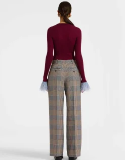 La DoubleJ Pantaloni E Shorts<Loose PantsMoors Multicolor in Viscose Tailoring