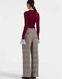 La DoubleJ Pantaloni E Shorts<Loose PantsMoors Multicolor in Viscose Tailoring